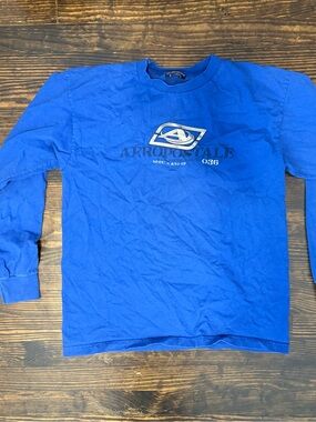 Aeropostale Royal Blue Long Sleeve Logo Tee